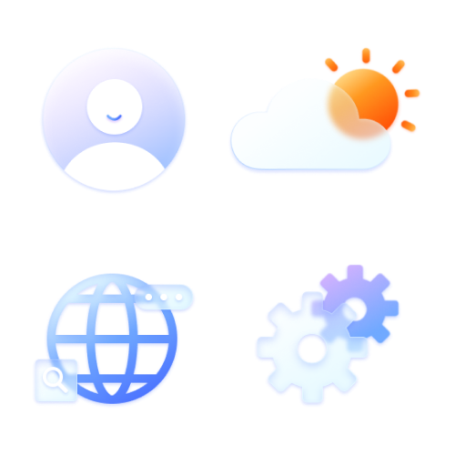 Frosted Glass Computer Icons