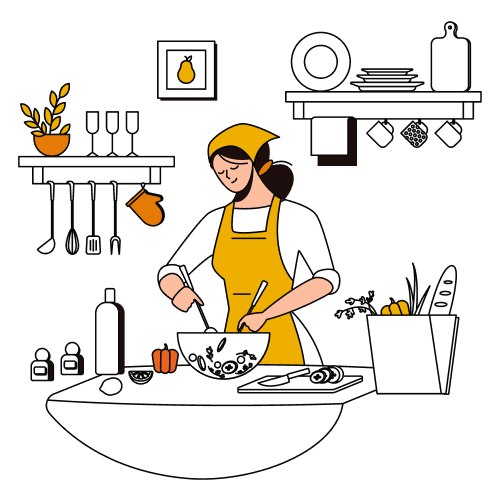 Cooking & Food Illustrations