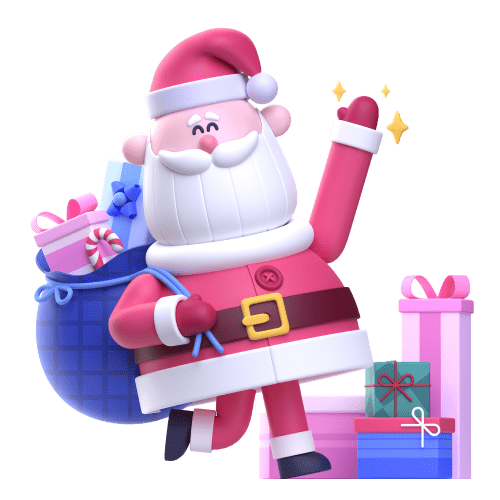 3D Christmas Illustrations & Icons